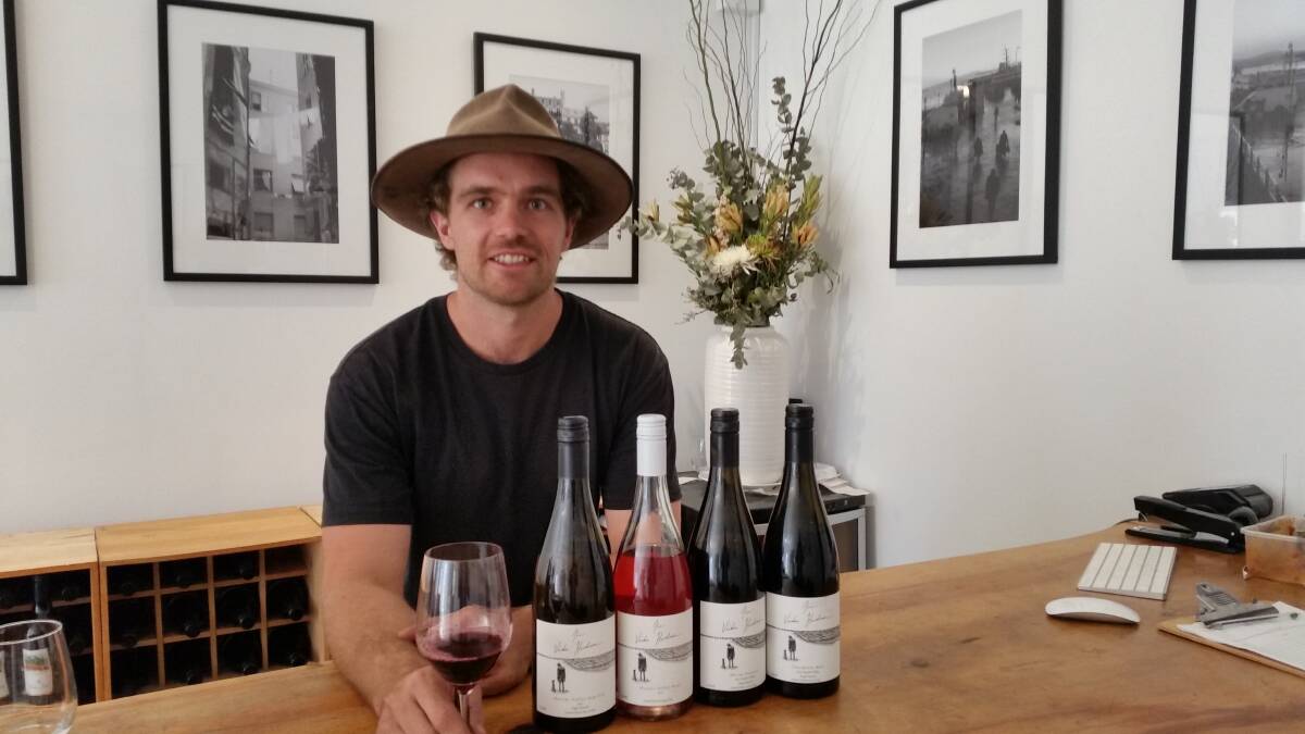 The future is now: Winemaker Angus Vinden and his Headcase range. Pictures: Daniel Honan
