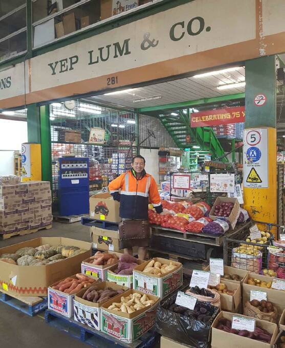 AT HOME: H Lum Yip & Sons manager Darren Yip, Sydney Markets, says working with family continues to be an attractive aspect of the wholesale markets.