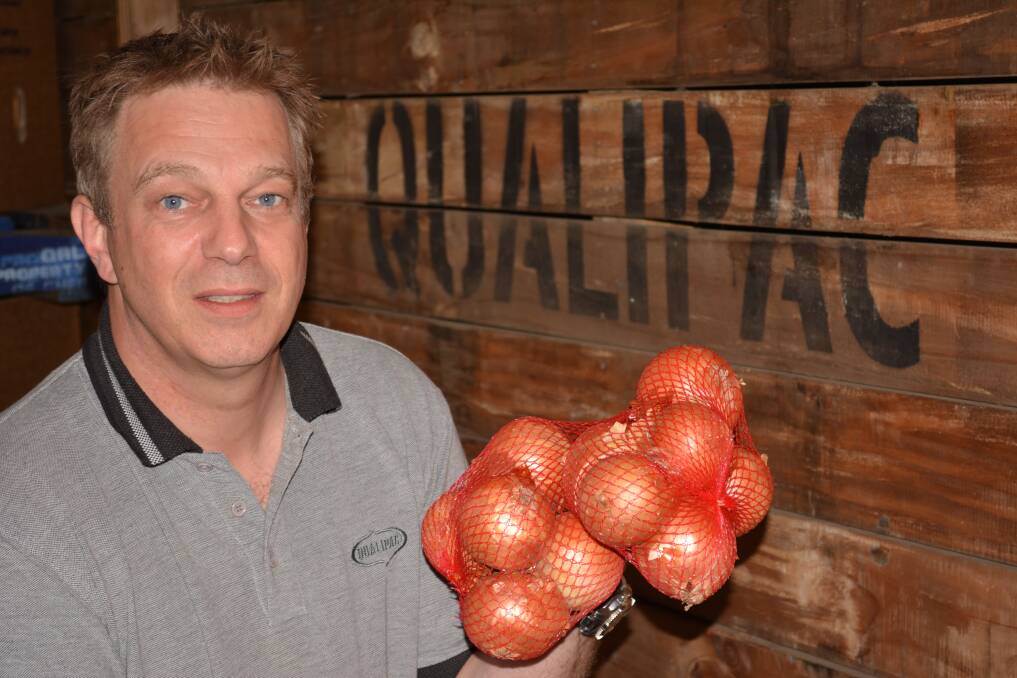 ON THE UP: Onions Australia chair Kees Versteeg says a supply shortage should translate into better prices for Australian onion growers this coming season.