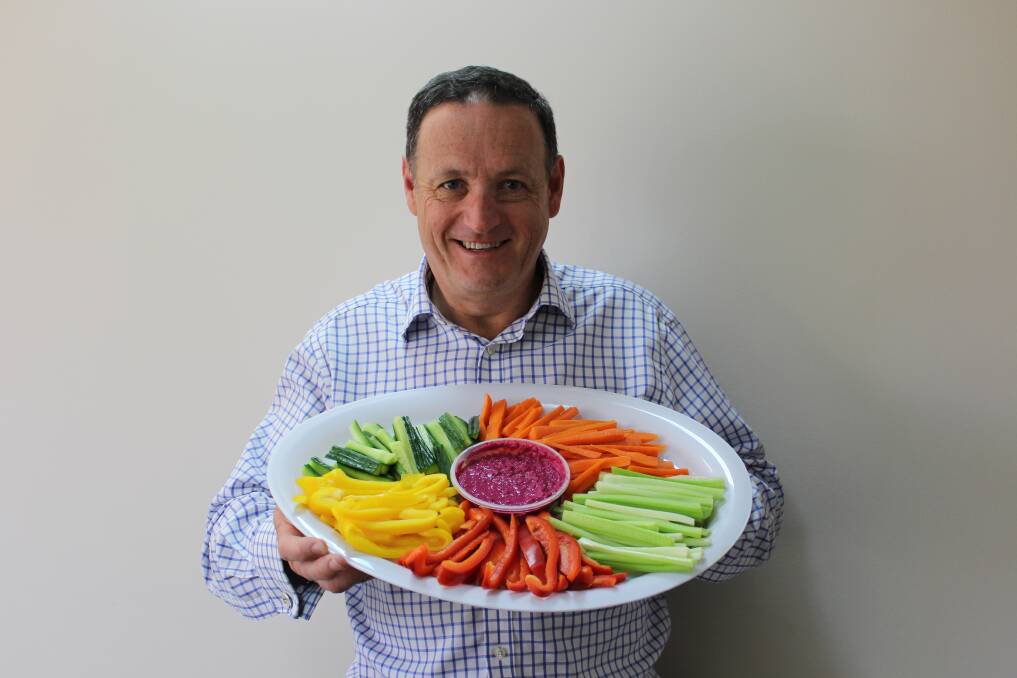 EAT UP: Ausveg CEO James Whiteside is calling on the Australian vegetable industry and consumers to Try for 5 serves of fresh vegetables during National Nutrition Week which runs until Saturday.