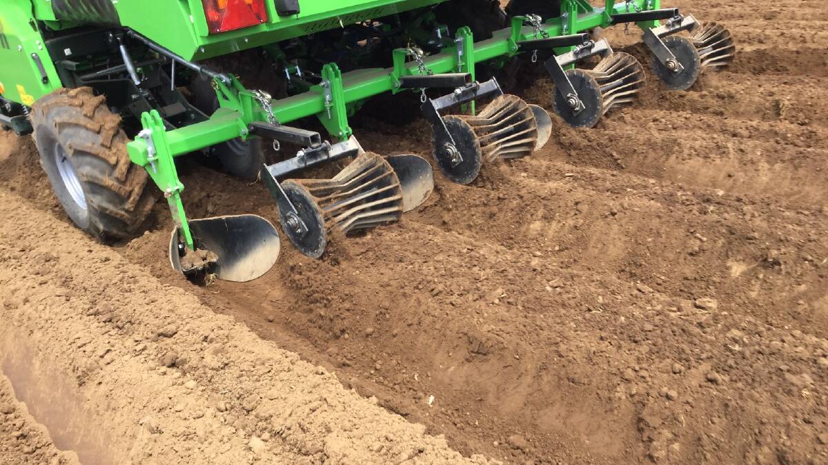 NEW GEAR: Agronico is one of the only producers currently using a new AVR four-row planter.