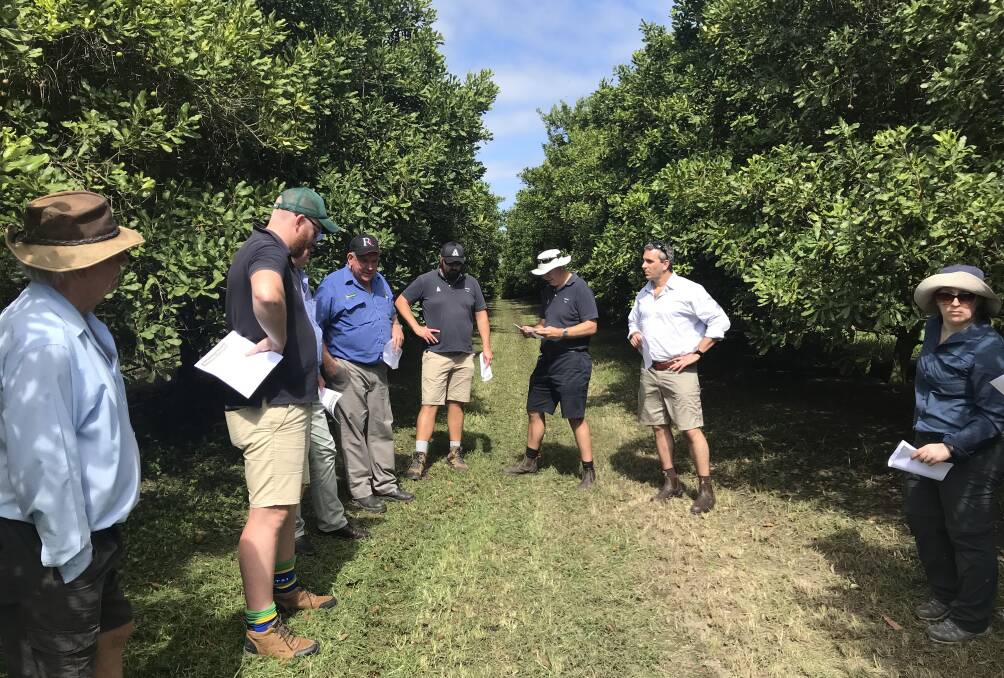 TUNED IN: Qld growers, rural resellers, agronomists and Adama staff discuss the benefits of the new dual action insecticide, Trivor.