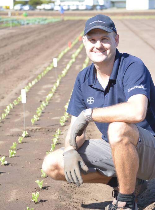 TOP DAY: Bayer produce chain specialist Damien Odgers says the team was extremely happy to see so many of its local and interstate customers attend the expo.