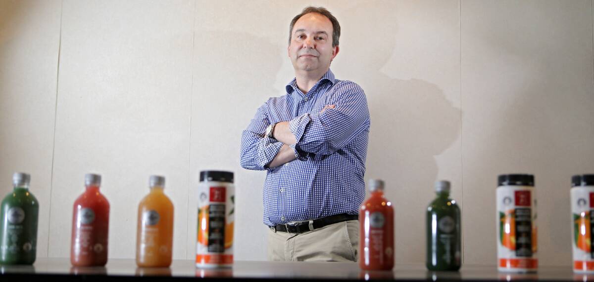JUICED UP: Food Revolution Group (formerly Langtech) CEO Bill Nikolovski says the company is looking at a range of new juice-based products. 