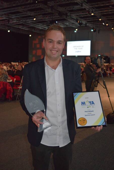Taking out the Produce Plus and PMA Australia-New Zealand Marketer of the Year Award 2017 is Matt Stillwell of Compac Sorting Equipment for his work on the "Spectrim launch’ campaign.