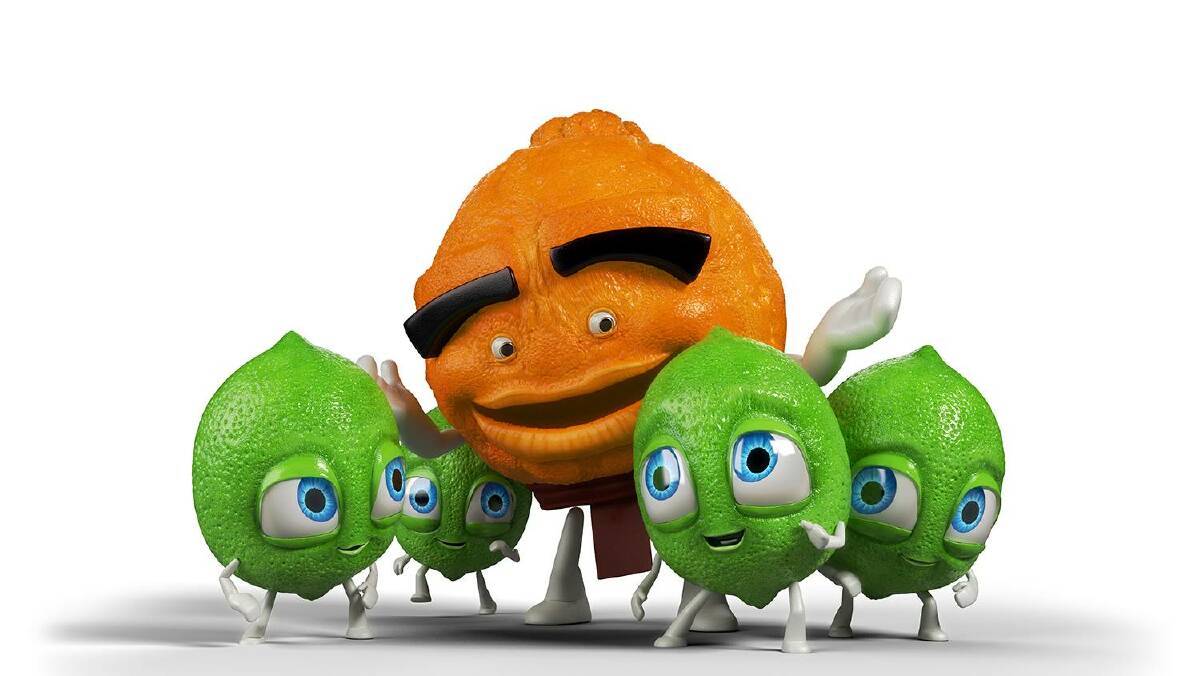 HEALTHY MESSAGE: Characters from the Sumo Citrus marketing campaign which incorporated an anti-bullying message.