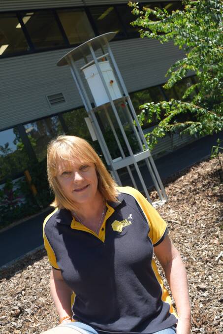 TEAM EFFORT: Ann Ross, pictured outside the University of the Sunshine Coast’s Innovation Centre, says the development of the B Box has been a team effort with plenty of contribution from others. 