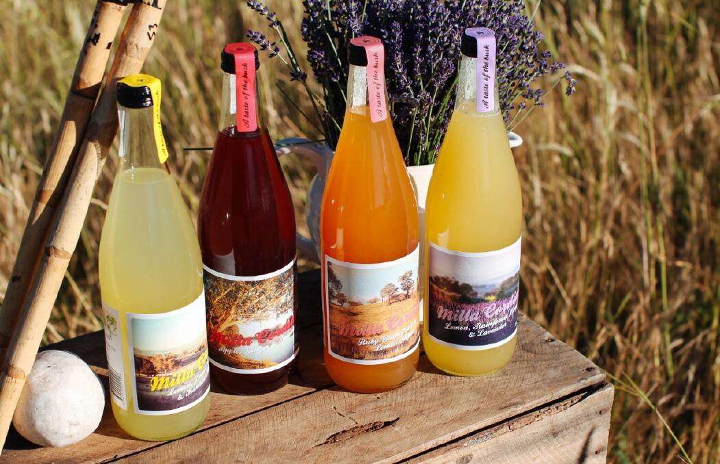 Milla Cordial comes in four flavours and is sold in high-end cafes and delis in the Central West as well as in Melbourne and Sydney. 