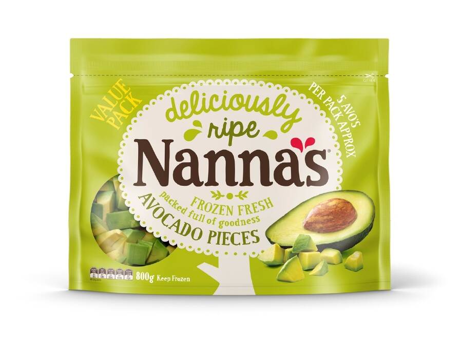 The new Nanna’s frozen avocado product sources fruit from Peru.