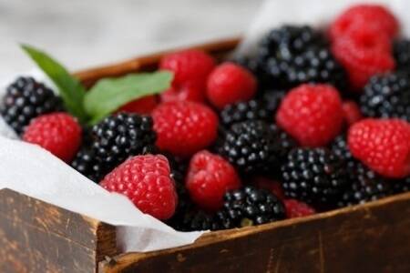Australian-grown raspberries and blackberries. Photo: Quentin Jones.