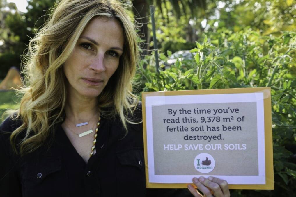 Academy Award winning actress is calling for action to protect soils