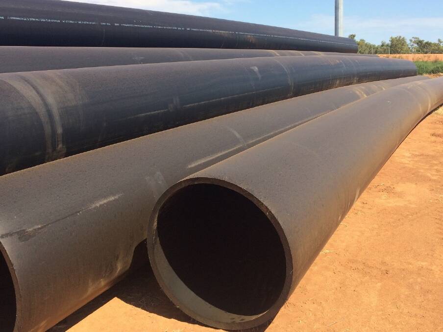 DAFWA has taken delivery of more than 250 high density polyethylene pipes in Carnarvon to build a new water pipeline and expand the Gascoyne irrigation area.