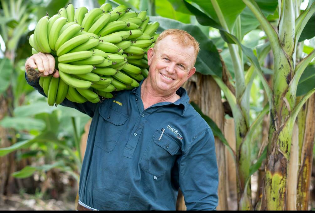 ADOPTION: Barrie Mackay, of Mackays, Australia's largest individual producer of bananas, which is now the cloud platform, Oracle.
