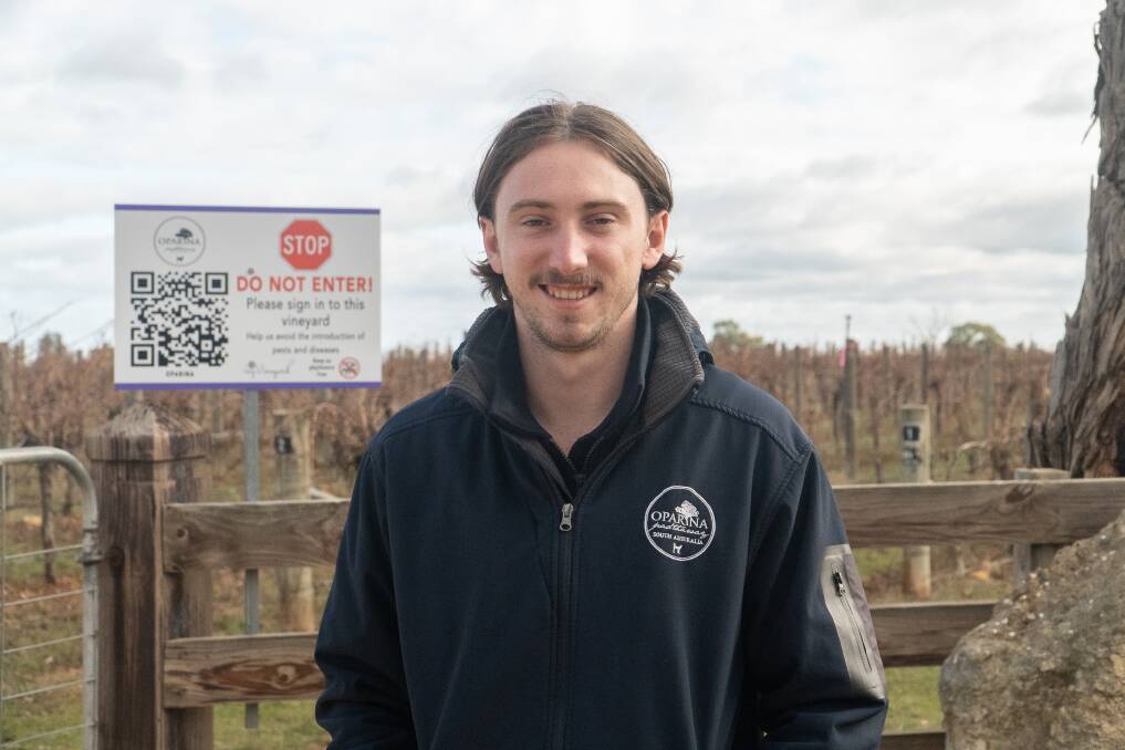 TECH LAUNCH: Padthaway's Willo Brown has launched his new vineyard biosecurity app, inspired by the use of QR codes during the pandemic.