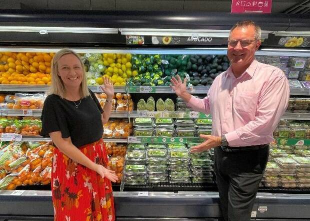 Kelly Green head of marketing for Austchilli Group and Yale Morgan export manager headed to Malaysia and Singapore to get the product on retail shelves and is working in other Asian countries. Picture supplied