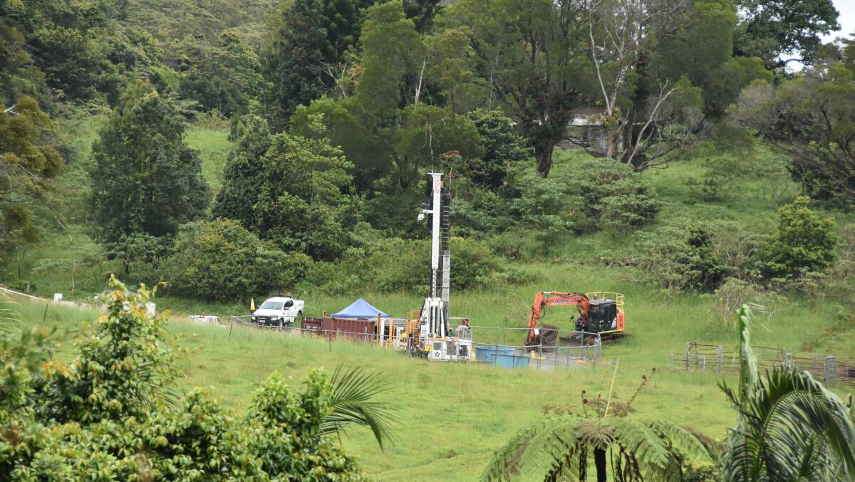 Drill rigs pop up around Eungella periodically, with residents told the contractors are working for Main Roads, despite residents never seeing any upgrades in the past. Picture by Steph Allen