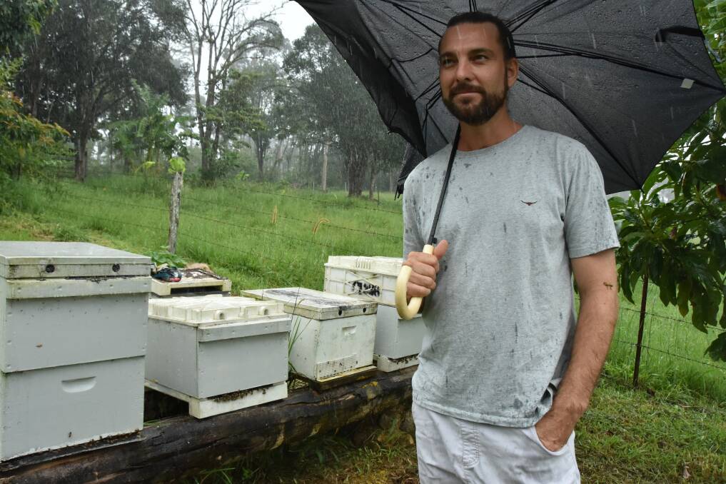 Doug Cannon is making progress after spending four years developing a species of Varroa mite-resilient bees. Picture by Steph Allen