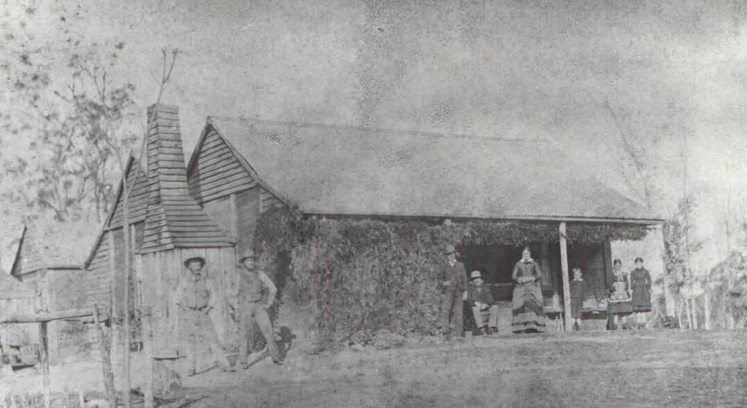 HOME: The original Drayton homestead at Bellevue.