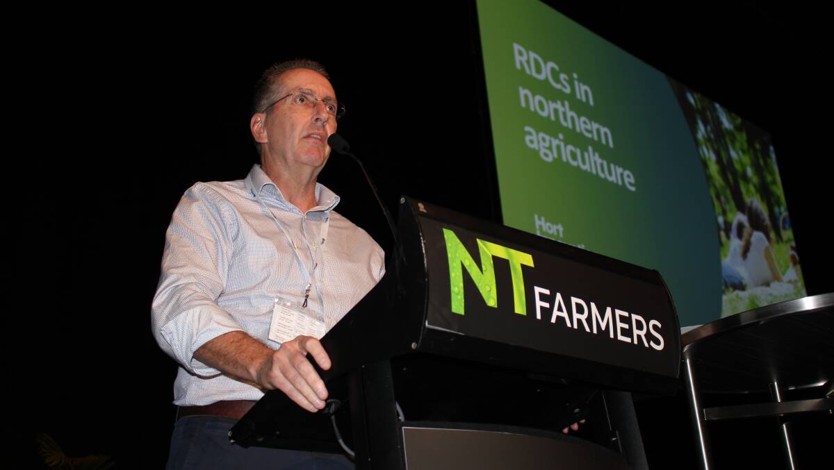 NORTHERN CHARTER: Outgoing Horticulture Innovation, chief executive officer, John Lloyd questioned the RDC role in developing northern Australia at the Northern Food Futures conference held in Darwin.