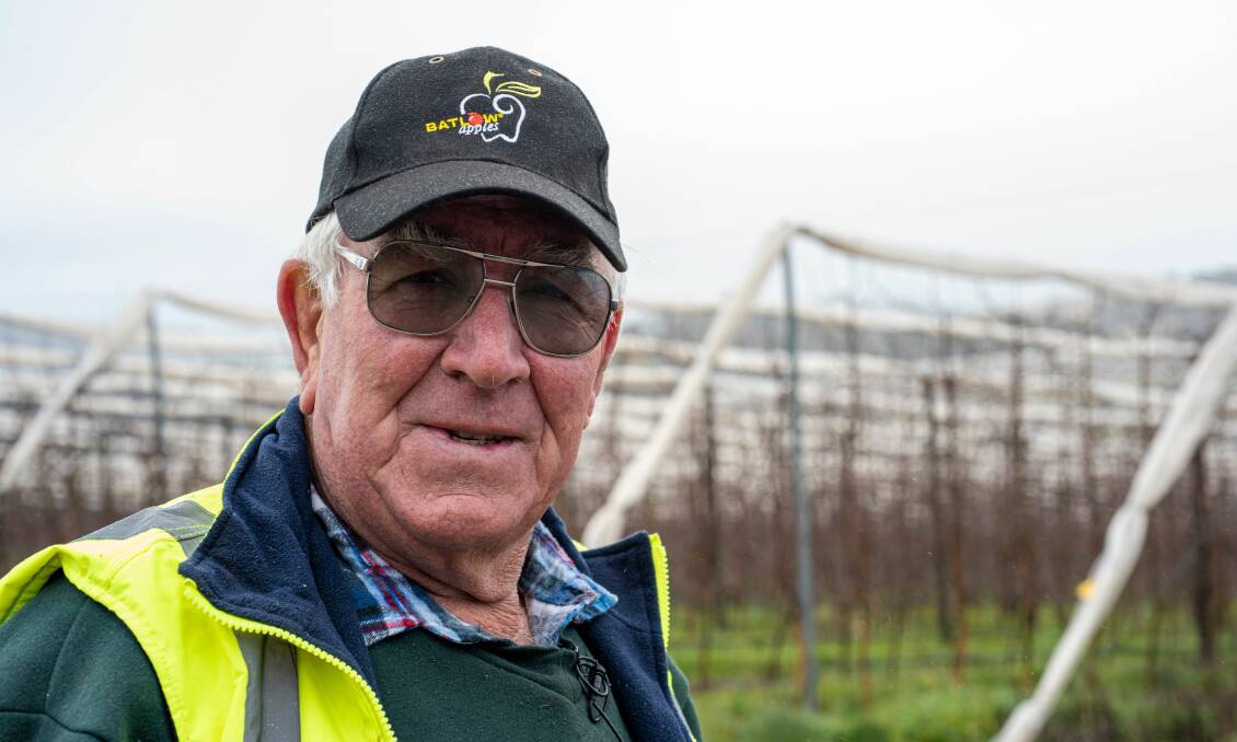 SUPPORTER: 2020 Lifetime Achiever Batlow orchardist, John Robson, was recognised for his lifelong support for the Batlow apple industry, and for research and innovation. Photo: APAL