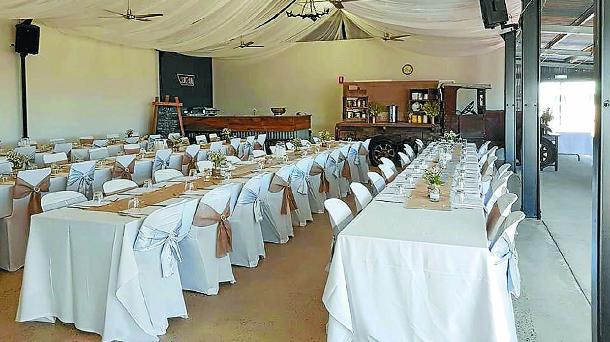 SPACE: The function centre caters to all types of events, including weddings.