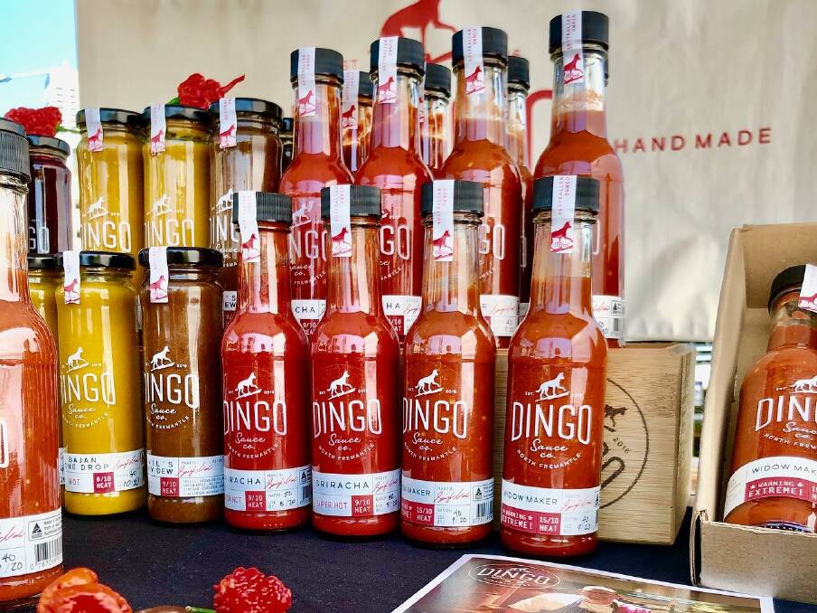 RANGE: Dingo sauces are made with fresh, local ingredients, including the world's hottest chillies, the Carolina Reaper, with the majority being sourced from Carnarvon.