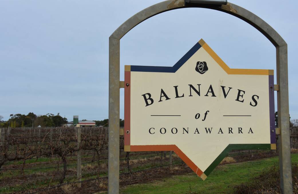 ENTRY: The highly admired Balnaves of Coonawarra.