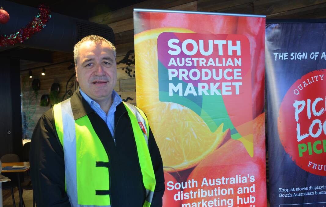 STEP UP: SA Produce Market's Angelo Demasi says the value of SA's horticulture sector grew in 2020, led by almonds, potatoes, cherries, strawberries, apples and pears.