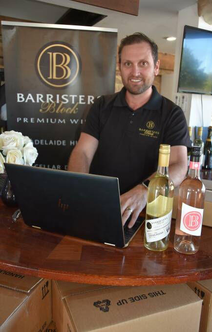 MORE CHANGES: Barristers Block was told to close its cellar door at Woodside because of COVID-19 restrictions, but this week, Lachy Allen said takeaway trade had resumed. 