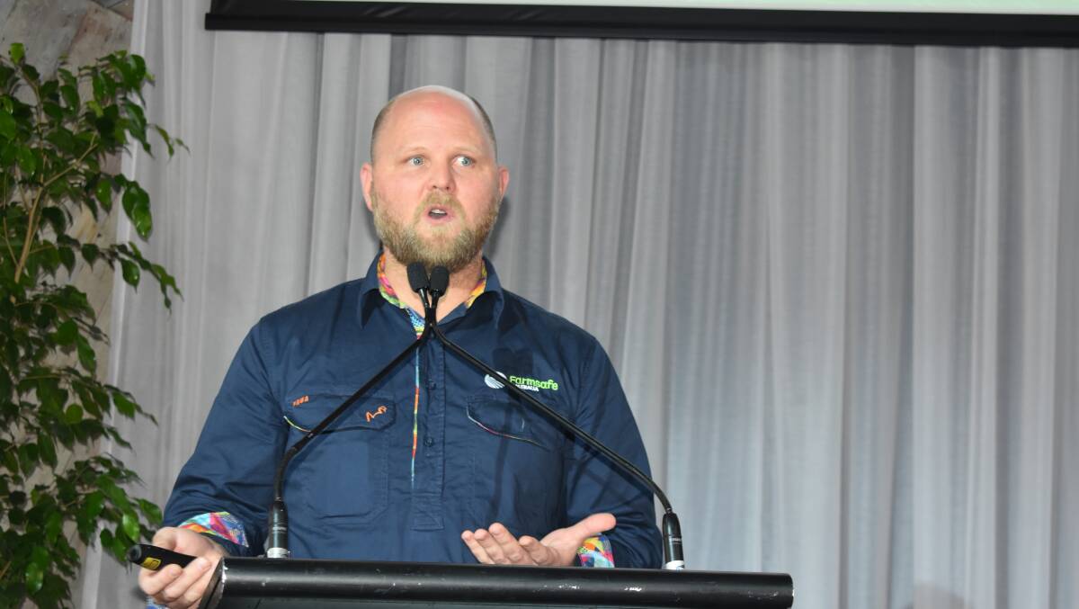 Farmsafe Australia stakeholder engagement officer Blake Hillier says farm safety is probably the most profitable thing primary producers could do. Picture by Andrew Miller