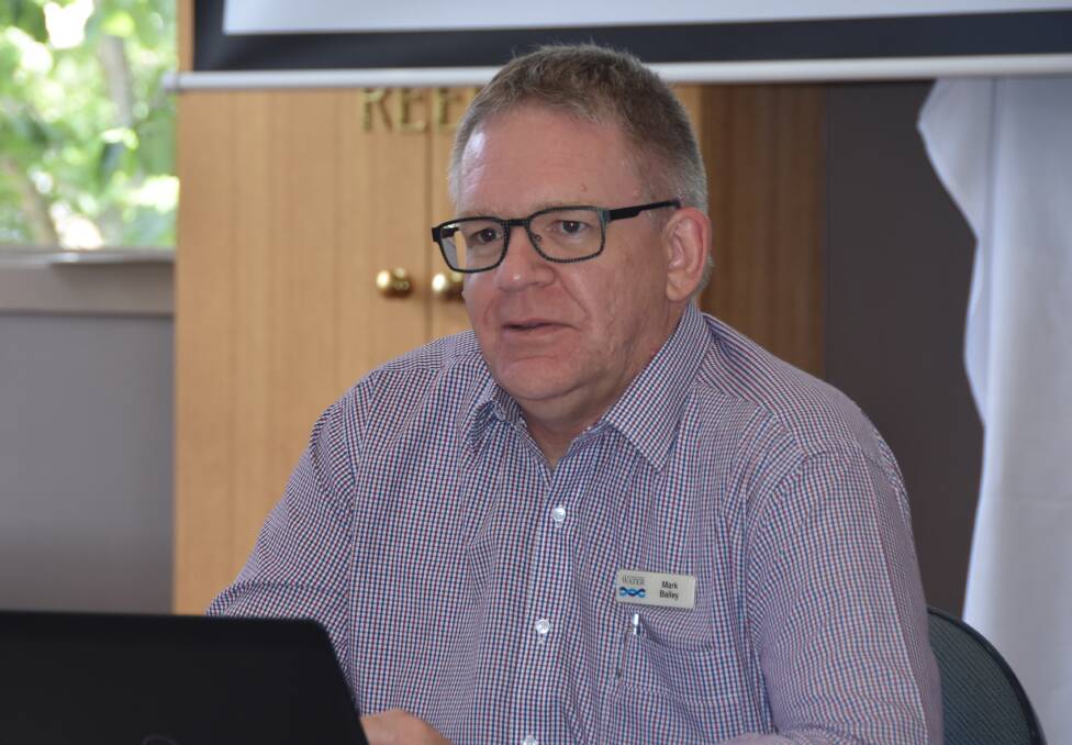CAPACITY CONCERNS: Dr Mark Bailey, Northern Victorian Resource manager, has raised concerns about the amount of irrigation water that can be supplied to the Sunraysia region.