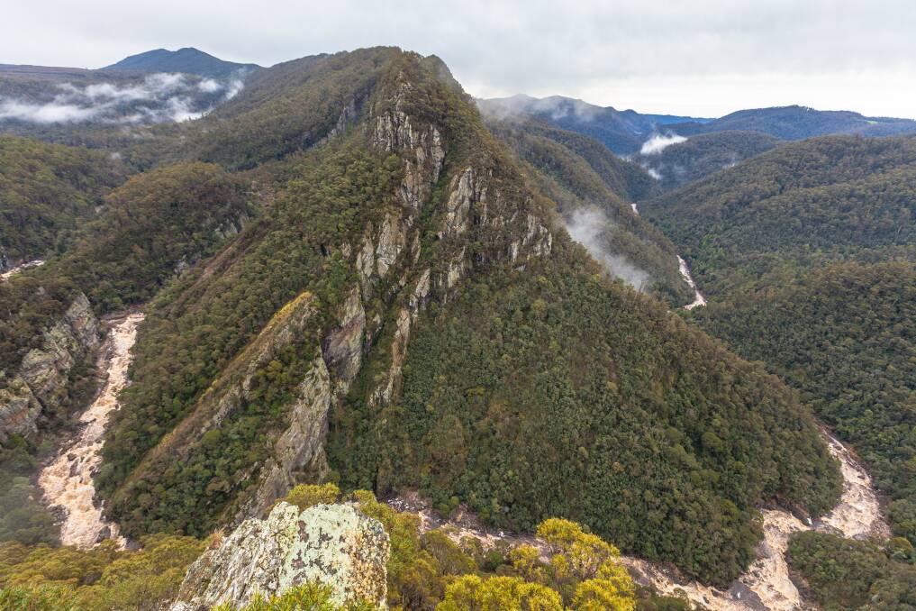 The breathtaking Leven Canyon, Tasmania, as viewed from one of the lookouts. Picture Shutterstock