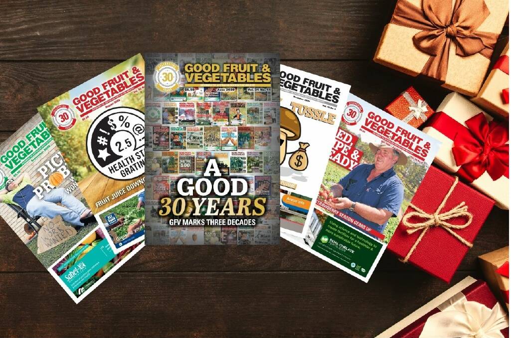 READING: A subscription to Good Fruit & Vegetables magazine would make a great Christmas gift. 