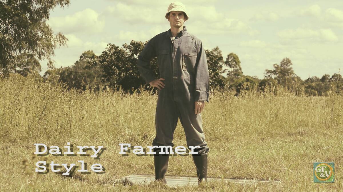 MUST SEE: One of the scenes from the "must see" video, Fashions in Agriculture.