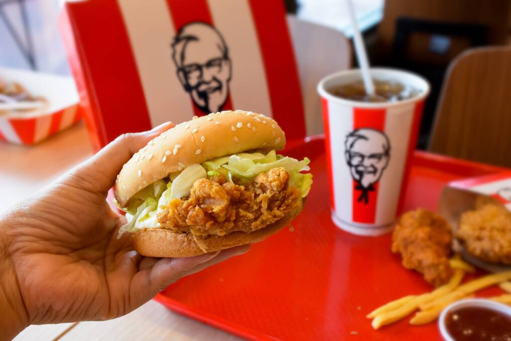 COSTS: In recent days, Kentucky Fried Chicken has adopted a lettuce and cabbage blend in its burgers due to the increased cost of lettuce. Picture: Shutterstock