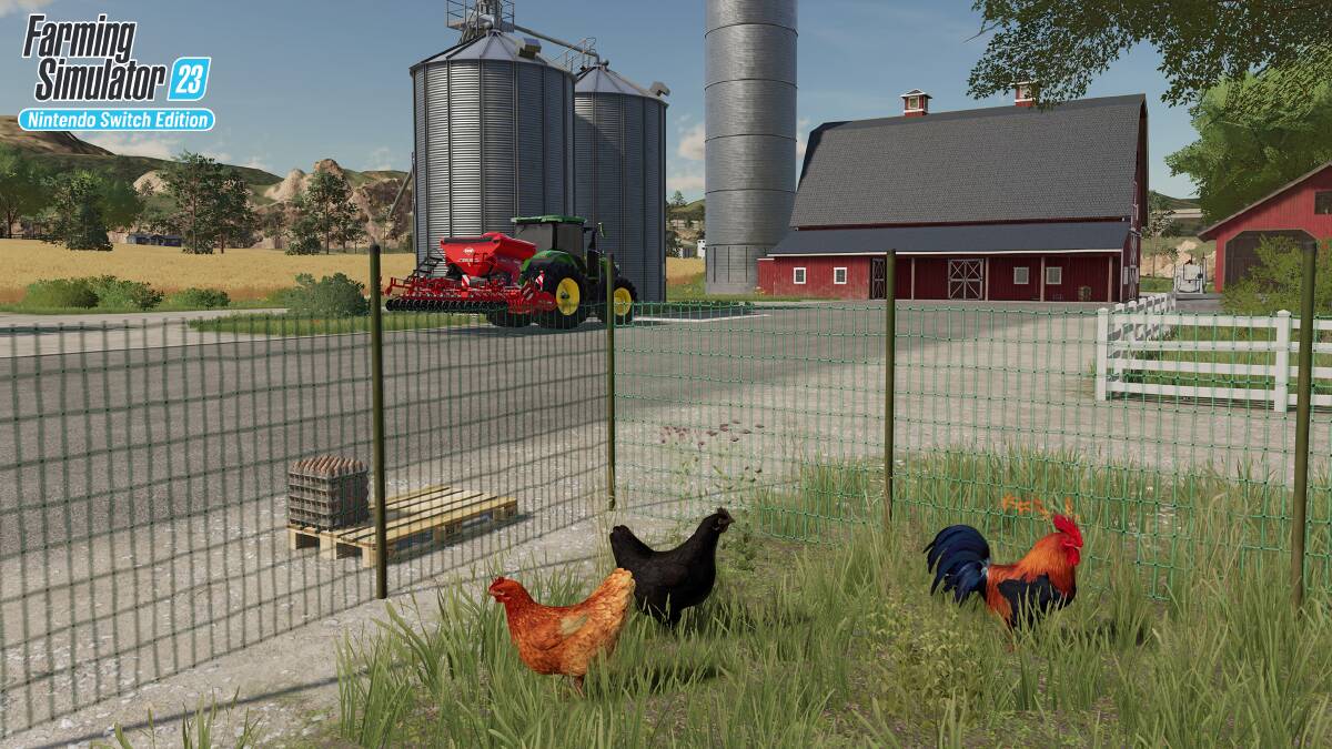One of the new additions to Farming Simulator is the ability to raise chickens. Picture supplied