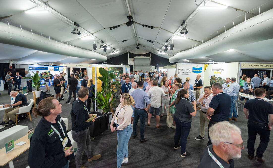 The trade display at the Australian Citrus Congress with plenty of services and businesses in attendance. Picture supplied