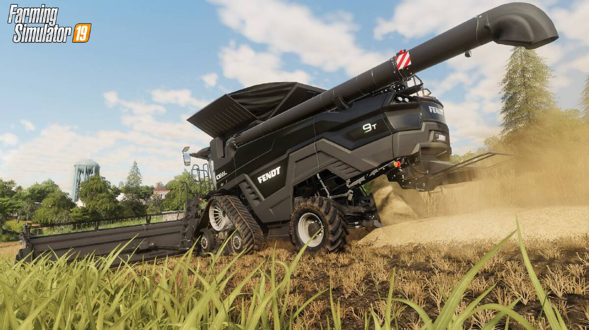 BIG FARM: Players take on responsibility for a farming operation in Farming Simulator 19, including sowing and harvesting. 