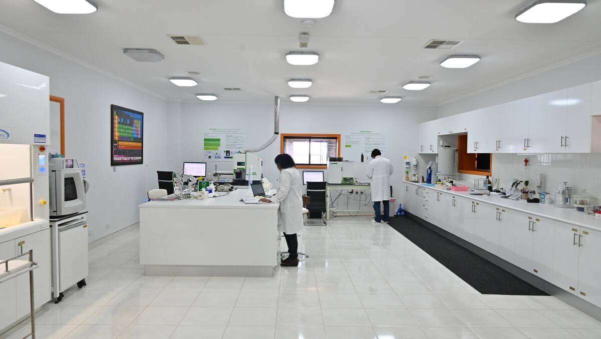 CLEAN: The state-of-the-art fertiliser analytical laboratory at Dual Chelate Fertilizer's Robinvale facility. 