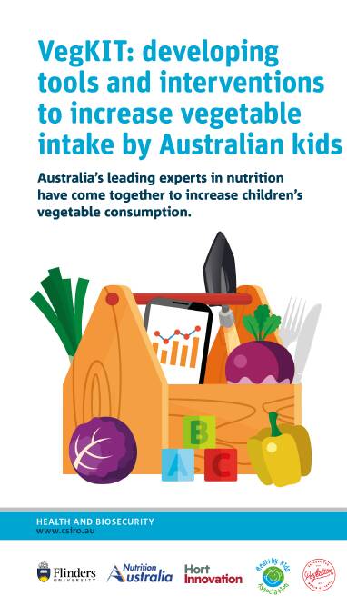 AIM: Part of a CSIRO info graphic which outlines the activities being undertaken as part of the VegKit project.