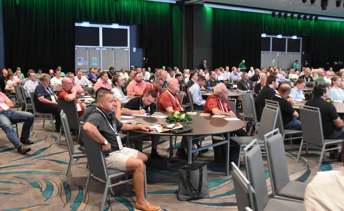 TUNED IN: Some of the 300 or so delegates attending the Citrus Technical Forum 2022 at the Sunshine Coast, Qld. 