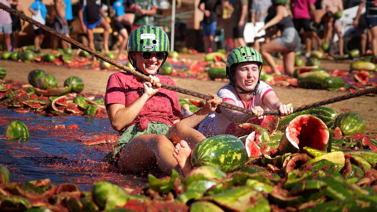 FUN: Events like the Chinchilla Melon Festival in Qld show the fun and benefits to be had when a town embraces a vegetable or fruit. Photo: Aja O'Leary