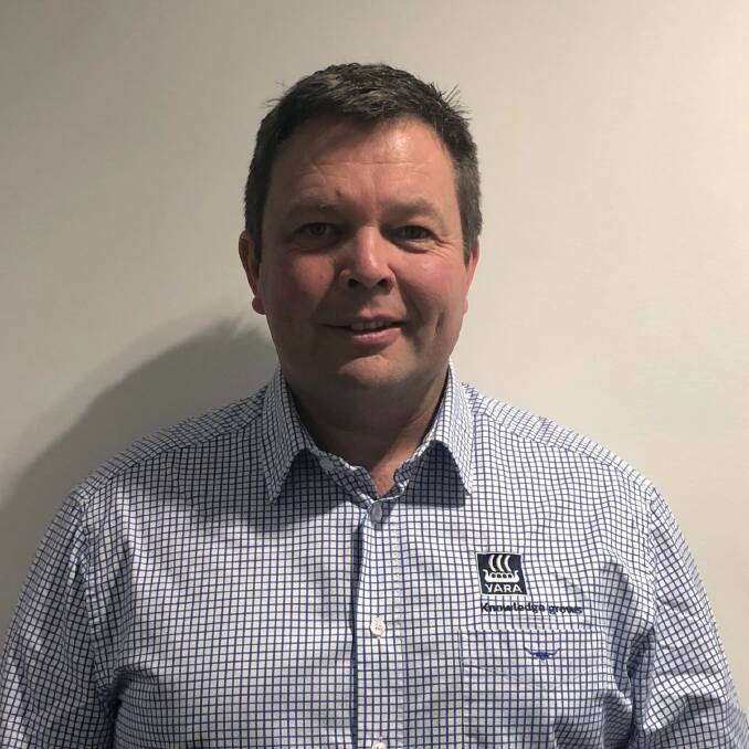 KNOWING: Yara Crop Nutrition sales agronomist - SE Victoria and Tasmania, Andrew Downs.