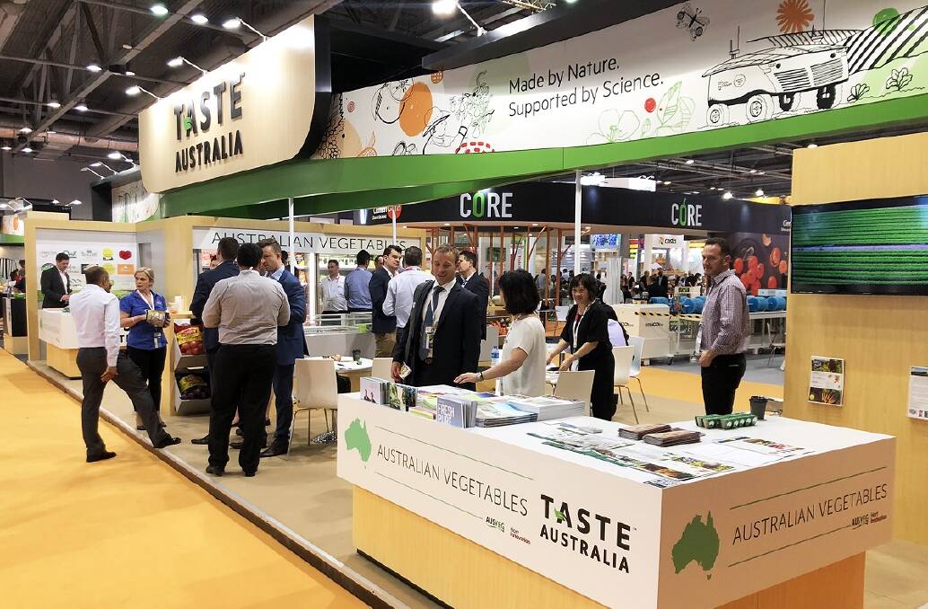 DISPLAY: The Taste Australia branding campaign will continue this week at Asia Fruit Logistica in Hong Kong. 