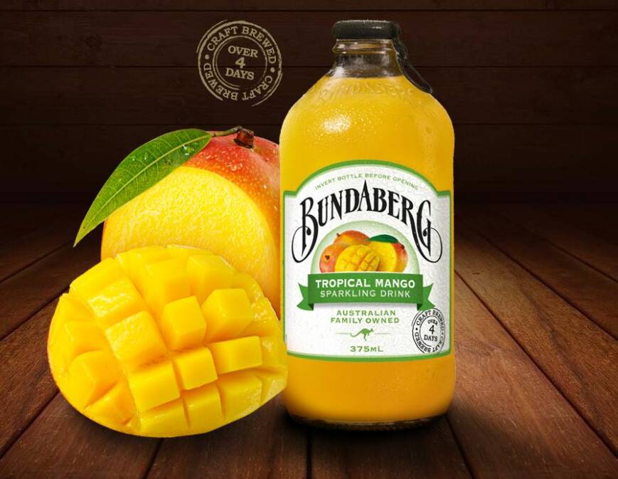 NEW TASTE: The new Tropical Mango flavour from Bundaberg Brewed Drinks has received early positive feedback from consumers. 