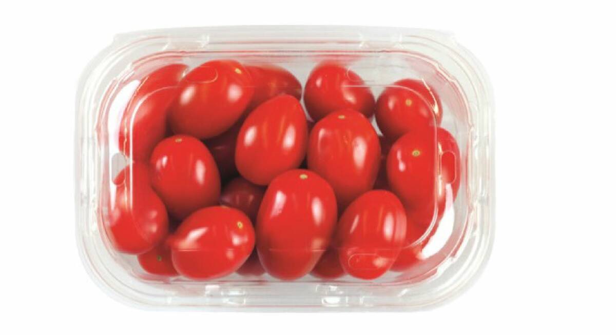 INSIGHT: Snacking tomatoes were one of 10 fresh food products investigated regarding the packaging. 