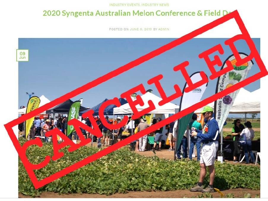 GONE: The 2020 Australian Melon Conference and Field Day has been cancelled. 