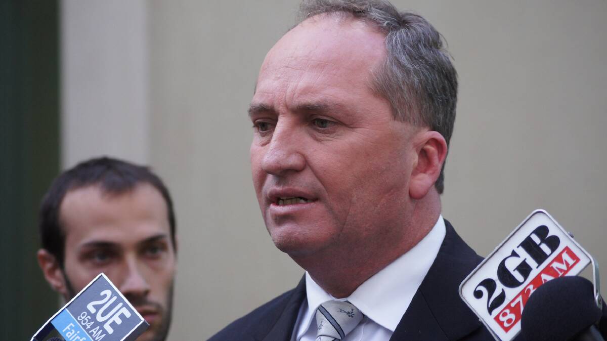 SPEAK UP: Federal Agriculture Minister Barnaby Joyce is urging any farmers who have experienced anti-competitive behaviour to have their say in the Harper competition policy review.