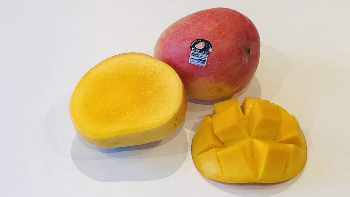 SWEET: The Lady Jane mango is described as having a "sweet flavour, smooth flesh and brilliant red blush".