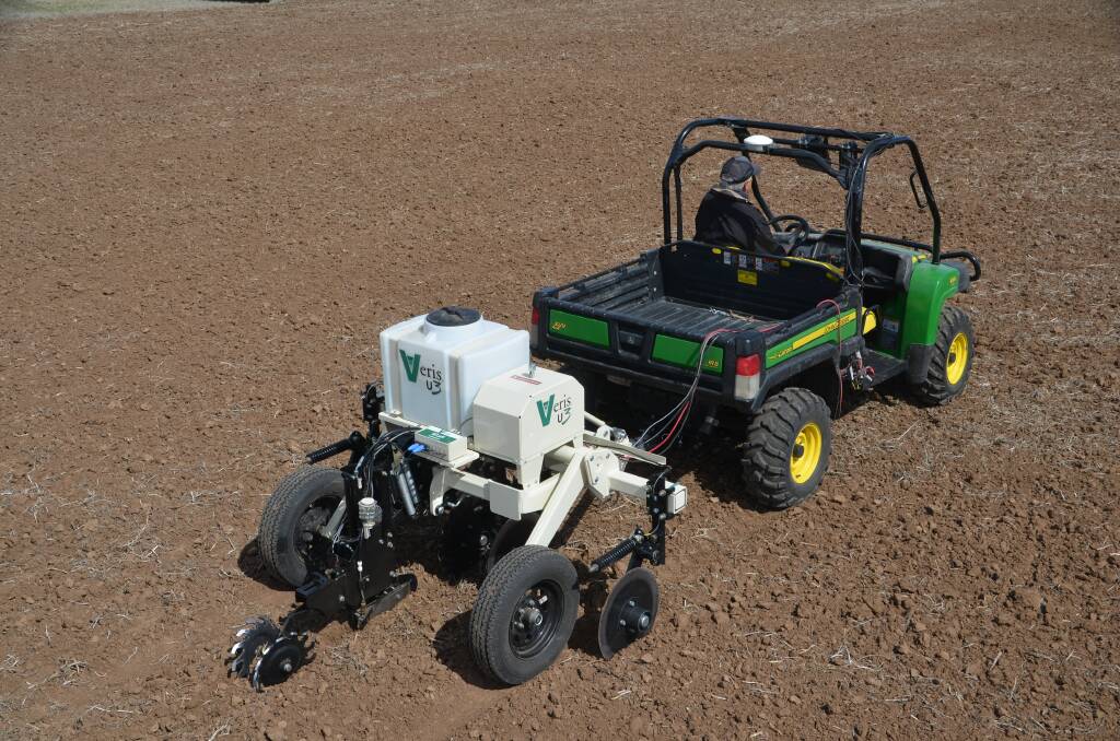 CLEVER: To assist growers with input decisions, Pacific Fertiliser offers a Veris U3 soil mapping trailer to access pH, EC, OM and topography, enabling growers to target areas of poor performance.